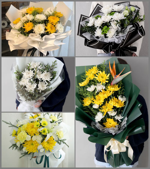 云南红河州元阳县攀枝花乡白事花束代送